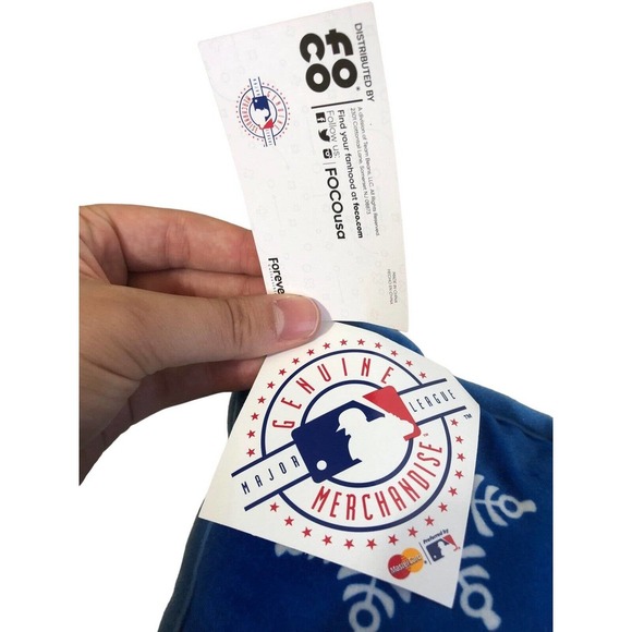 Kansas City Royals Pillow Christmas NEW Blue & White 15"x15" Square MLB Baseball - Picture 6 of 9